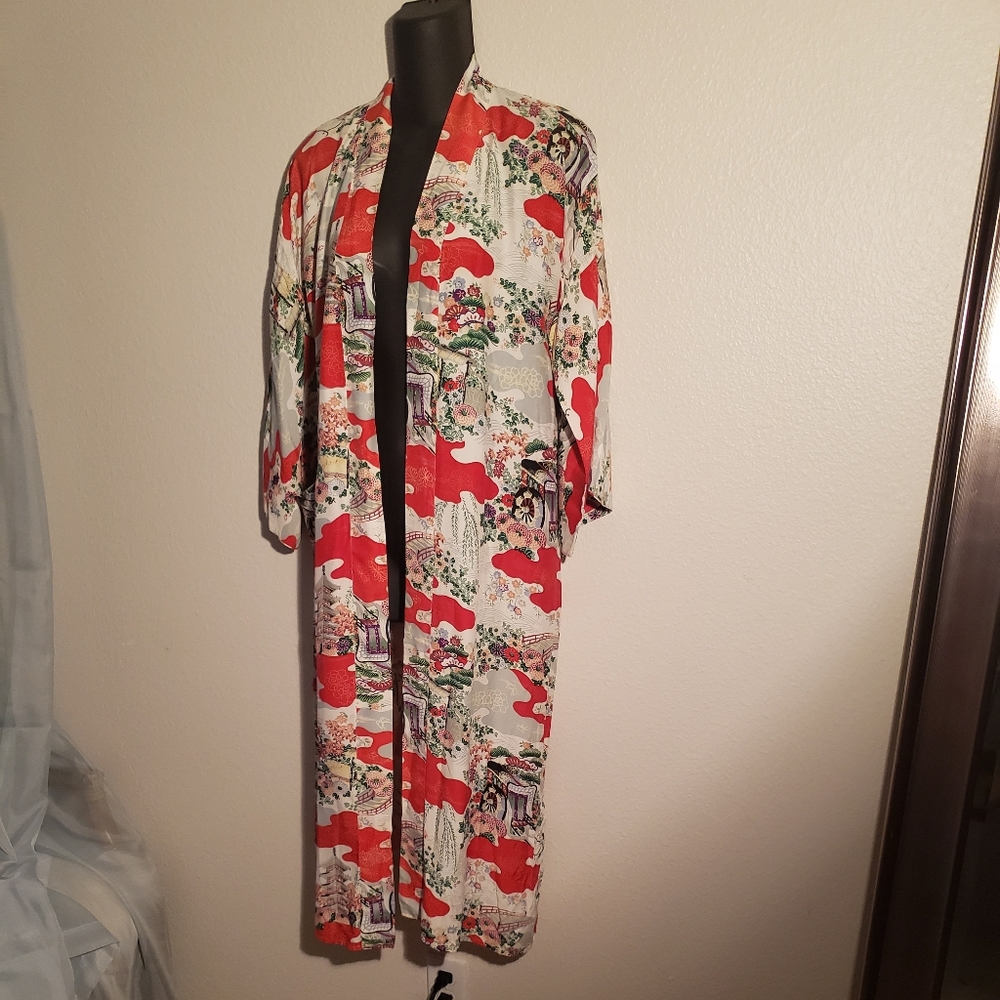 Vintage kimono. Beautiful pattern